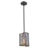 Ryker 1-Light Bronze Patina Pendant - Homeroots