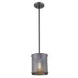 Ryker 1-Light Bronze Patina Pendant - Homeroots