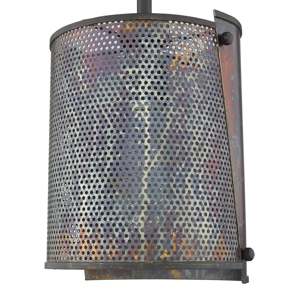Ryker 1-Light Bronze Patina Pendant - Homeroots - Flyclothing LLC