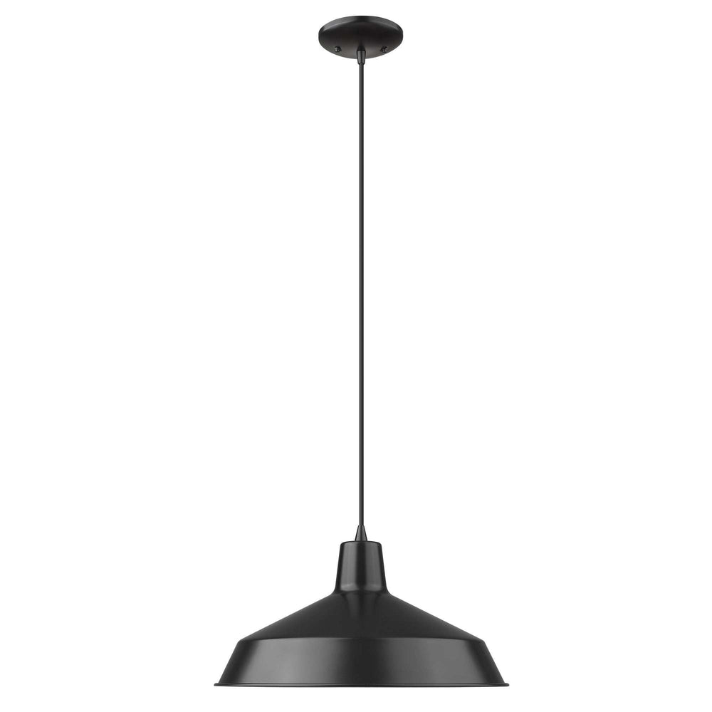 Industrial Matte Black Hanging Light - Homeroots - Flyclothing LLC