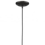 Industrial Brushed Bronze Hanging Light - Homeroots