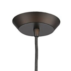 Narrow Bronze Hanging Light with Glass Studs - Homeroots