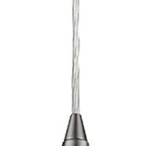 Narrow Silver Hanging Light with Glass Studs - Homeroots - Flyclothing LLC