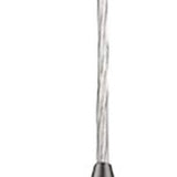 Narrow Silver Hanging Light with Glass Studs - Homeroots - Flyclothing LLC