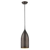 Bronze Hanging Light with Glass Studs - Homeroots