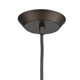Bronze Hanging Light with Glass Studs - Homeroots
