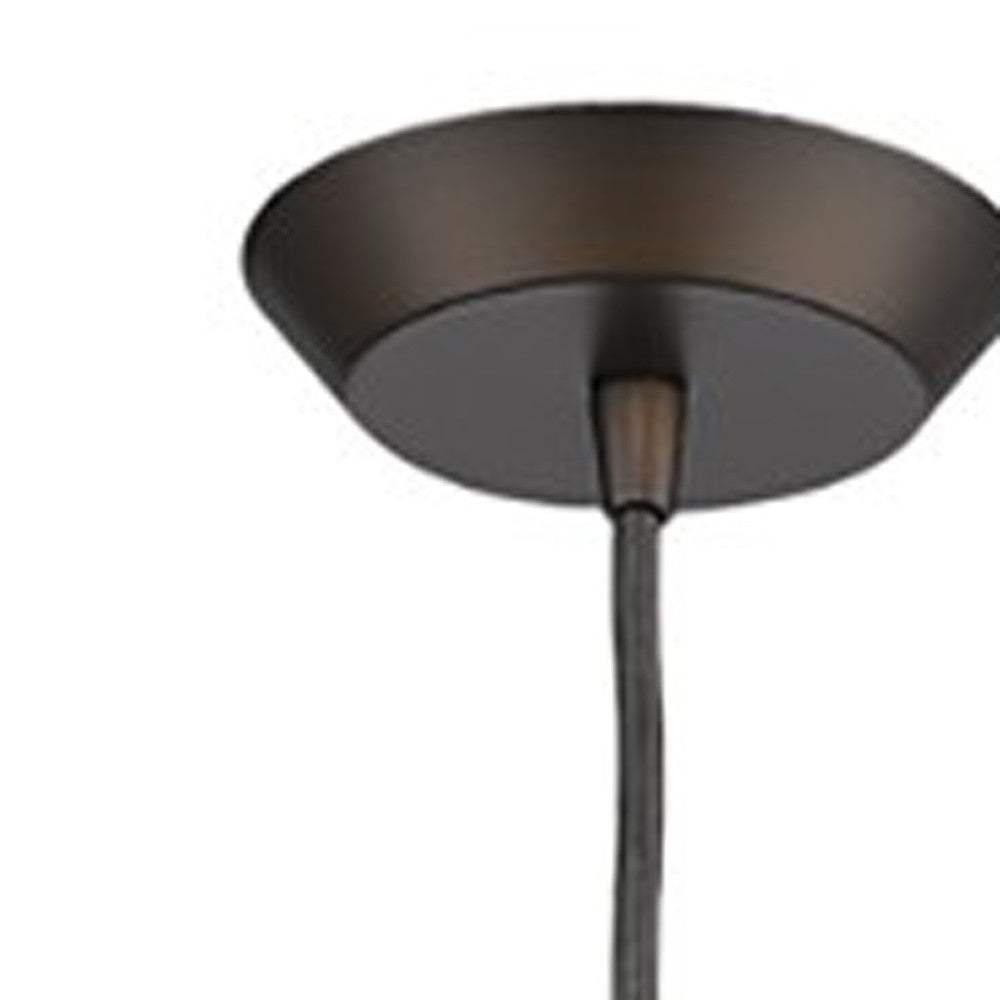 Bronze Hanging Light with Glass Studs - Homeroots - Flyclothing LLC