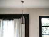 Bronze Hanging Light with Glass Studs - Homeroots