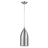 Silver Hanging Light with Glass Studs - Homeroots - Flyclothing LLC