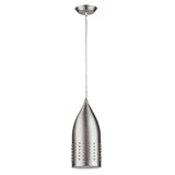 Silver Hanging Light with Glass Studs - Homeroots - Flyclothing LLC