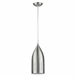 Silver Hanging Light with Glass Studs - Homeroots
