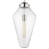 Ballina 1-Light Polished Nickel Mini-Pendant - Homeroots - Flyclothing LLC