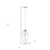 Ballina 1-Light Polished Nickel Mini-Pendant - Homeroots - Flyclothing LLC