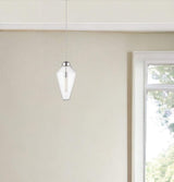 Ballina 1-Light Polished Nickel Mini-Pendant - Homeroots - Flyclothing LLC