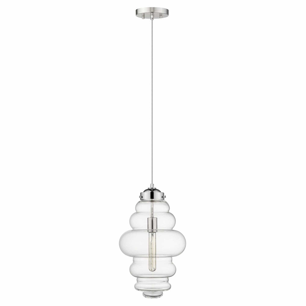 Ballina 1-Light Polished Nickel Mini-Pendant - Homeroots
