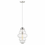Ballina 1-Light Polished Nickel Mini-Pendant - Homeroots