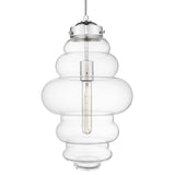Ballina 1-Light Polished Nickel Mini-Pendant - Homeroots - Flyclothing LLC
