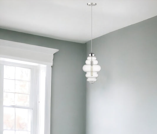 Ballina 1-Light Polished Nickel Mini-Pendant