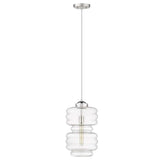 Ballina 1-Light Polished Nickel Mini-Pendant - Homeroots