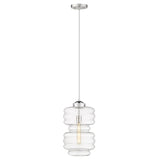 Ballina 1-Light Polished Nickel Mini-Pendant - Homeroots