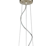 Layla 1-Light Washed Gold Bowl Pendant With Gloss White Interior Shade - Homeroots - Flyclothing LLC