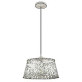 Iris 1-Light Aged Ivory Pendant - Homeroots - Flyclothing LLC