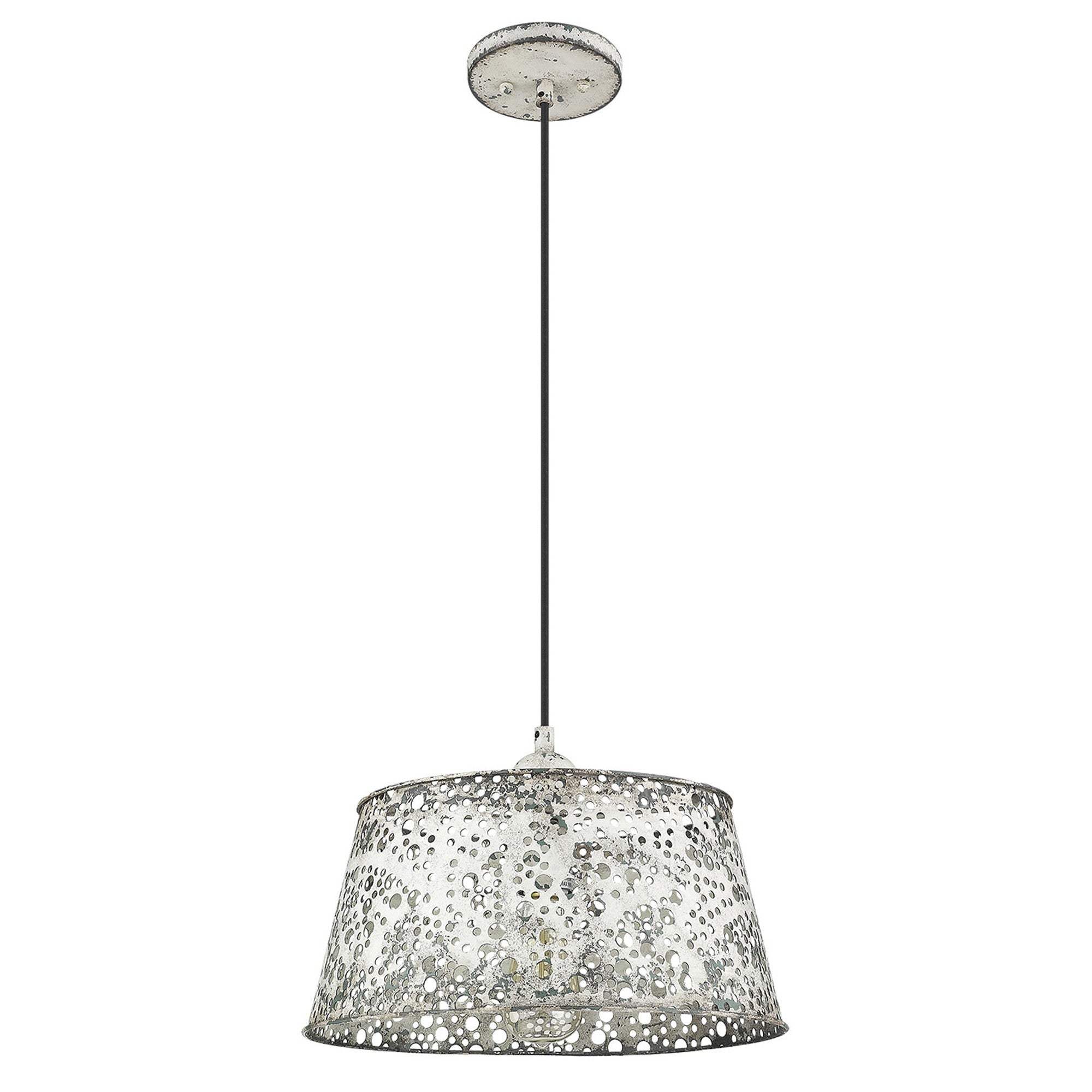 Iris 1-Light Aged Ivory Pendant - Homeroots - Flyclothing LLC