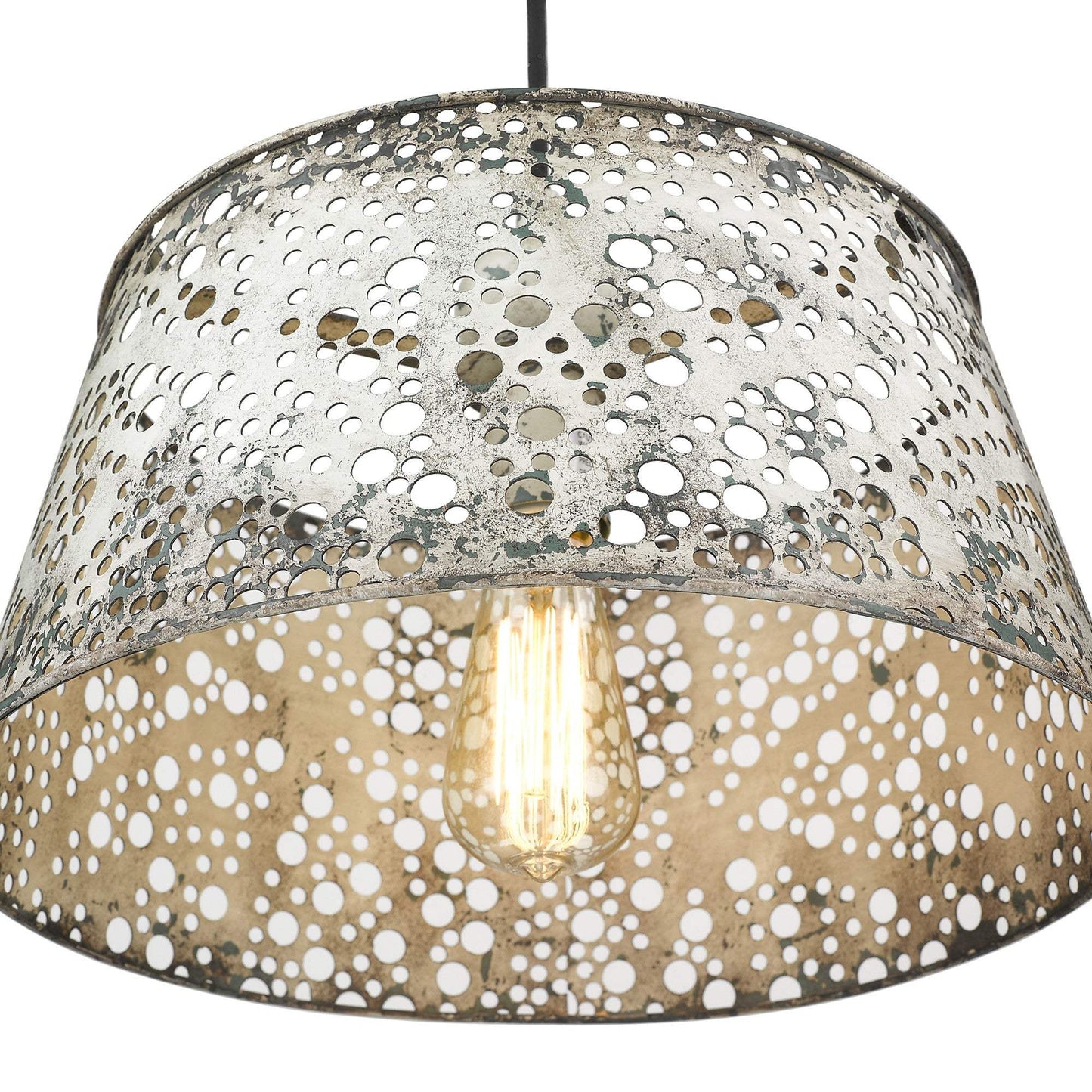 Iris 1-Light Aged Ivory Pendant - Homeroots - Flyclothing LLC