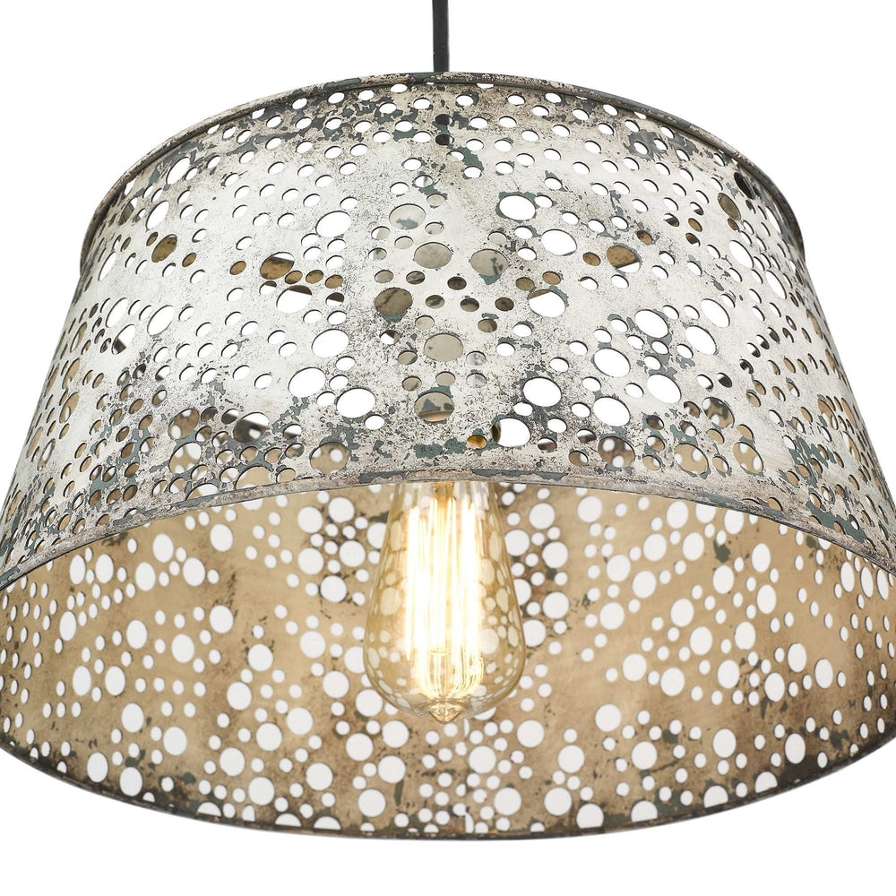 Iris 1-Light Aged Ivory Pendant - Homeroots - Flyclothing LLC