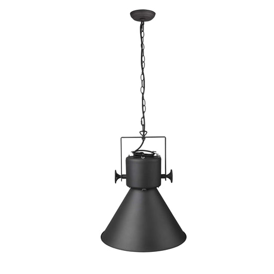 Crew 1-Light Matte Black Pendant - Homeroots