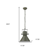 Crew 1-Light Green Pendant - Homeroots - Flyclothing LLC