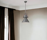 Crew 1-Light Gray Pendant - Homeroots