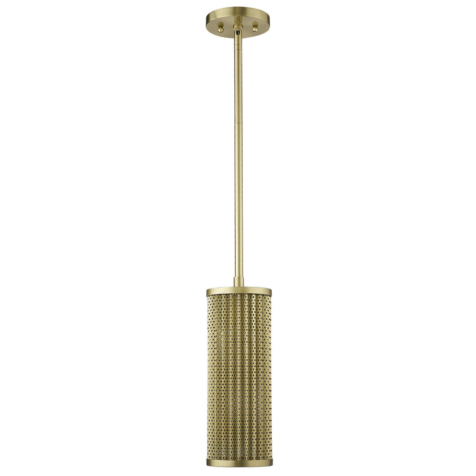 Basetti 1-Light Gold Pendant - Homeroots - Flyclothing LLC