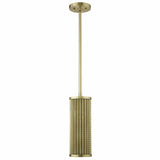 Basetti 1-Light Gold Pendant - Homeroots