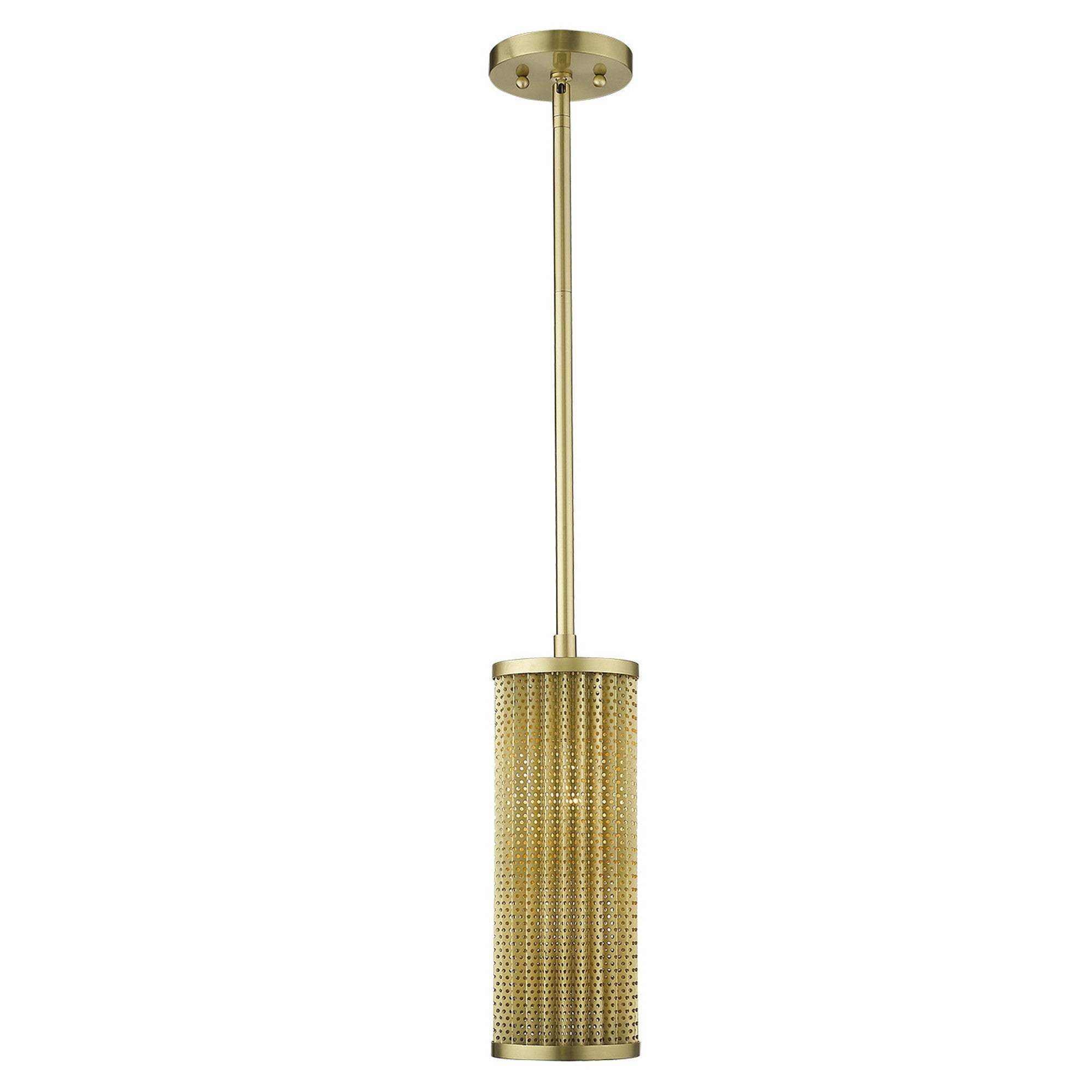 Basetti 1-Light Gold Pendant - Homeroots - Flyclothing LLC