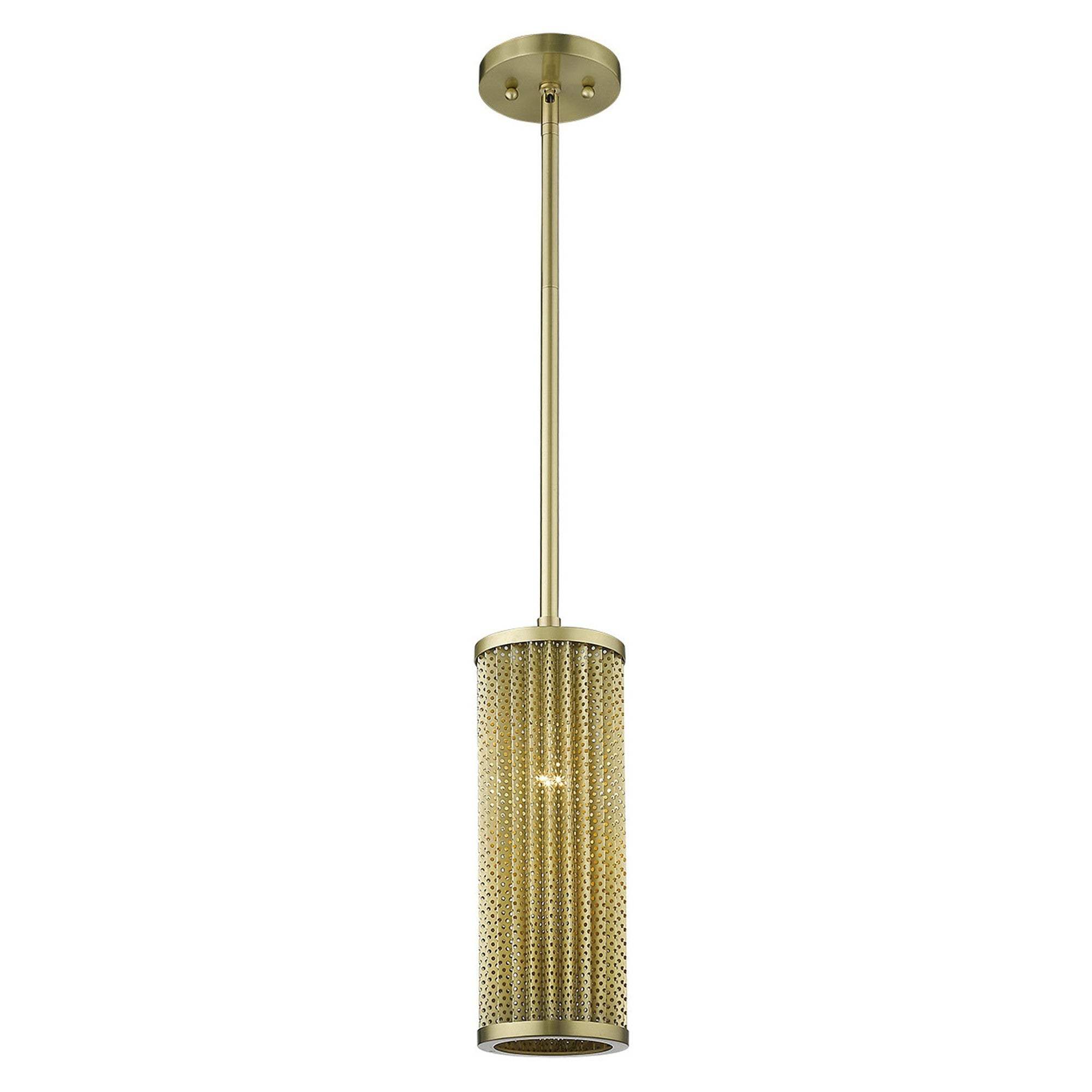 Basetti 1-Light Gold Pendant - Homeroots - Flyclothing LLC