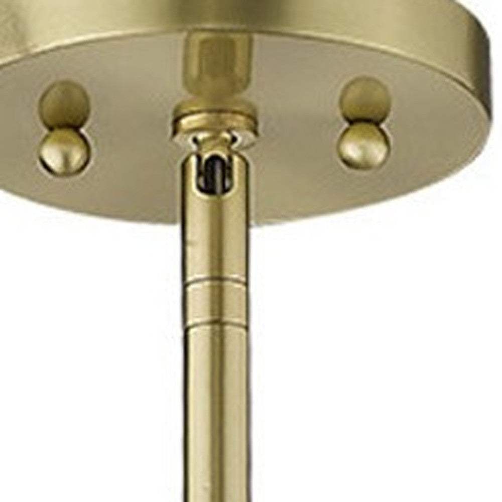 Basetti 1-Light Gold Pendant - Homeroots - Flyclothing LLC