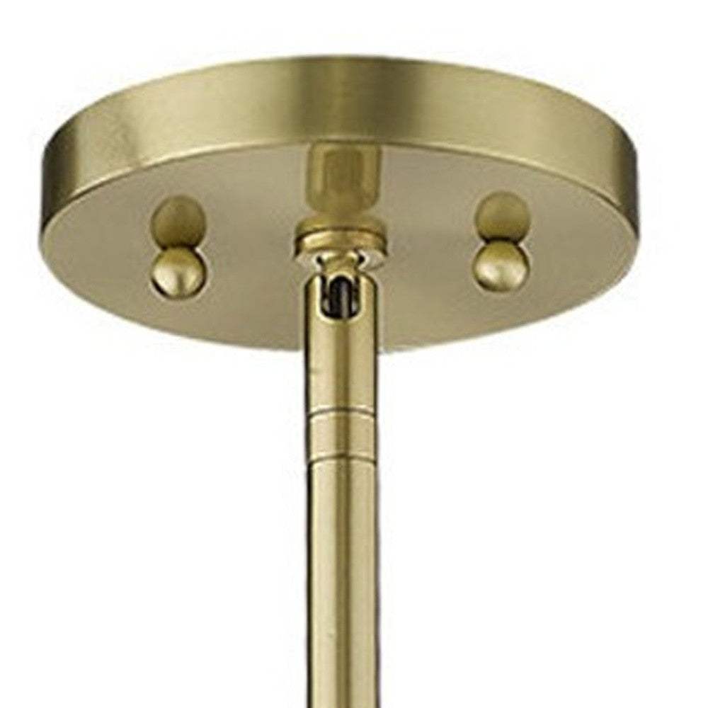 Basetti 1-Light Gold Pendant - Homeroots - Flyclothing LLC