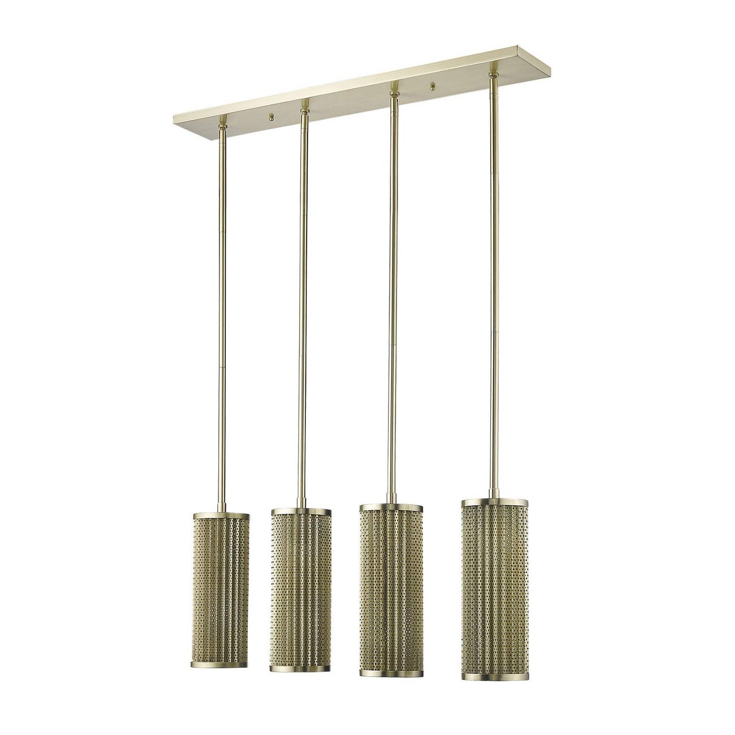 Basetti 4-Light Gold Pendant - Homeroots - Flyclothing LLC