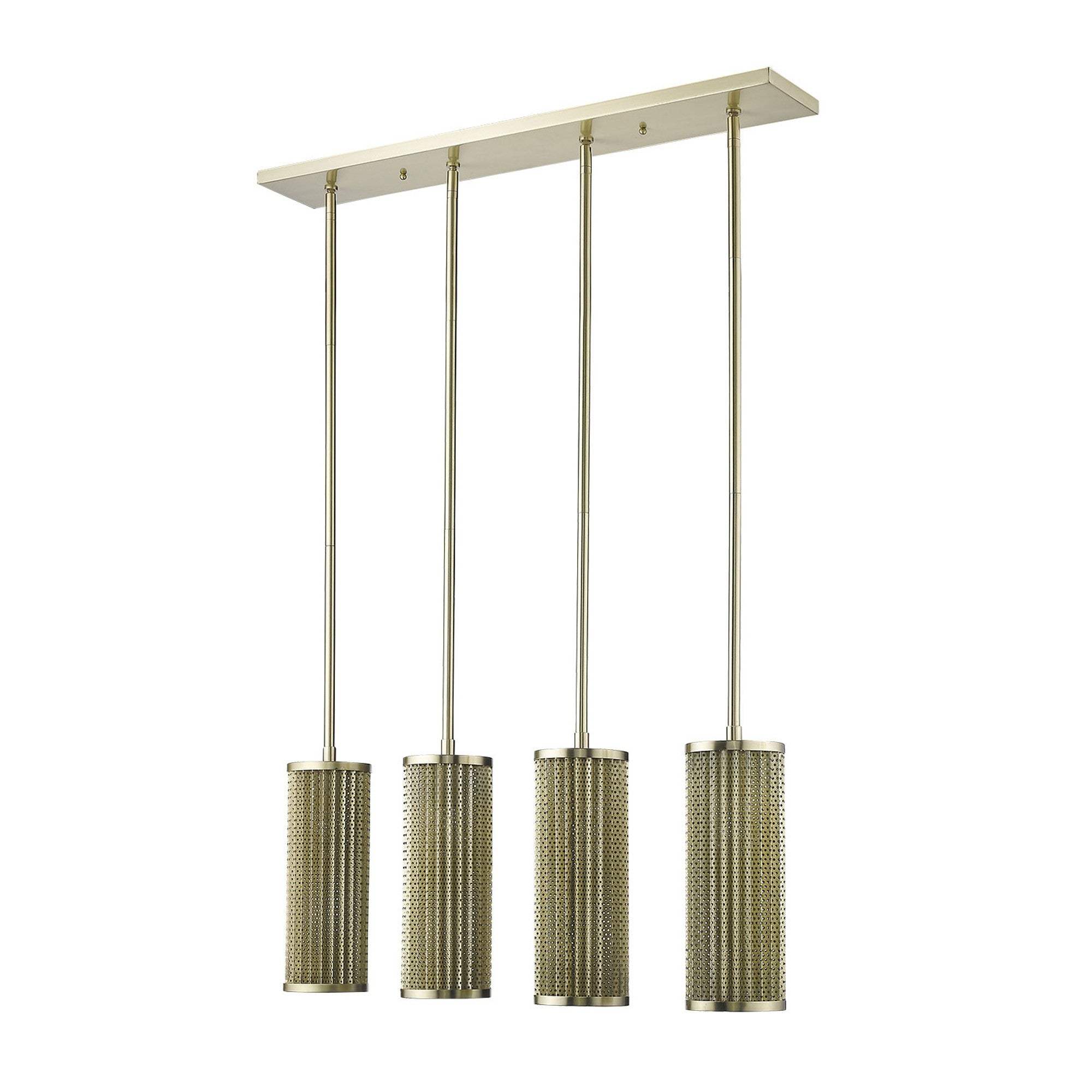 Basetti 4-Light Gold Pendant - Homeroots - Flyclothing LLC