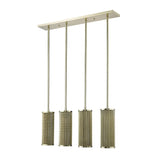 Basetti 4-Light Gold Pendant - Homeroots