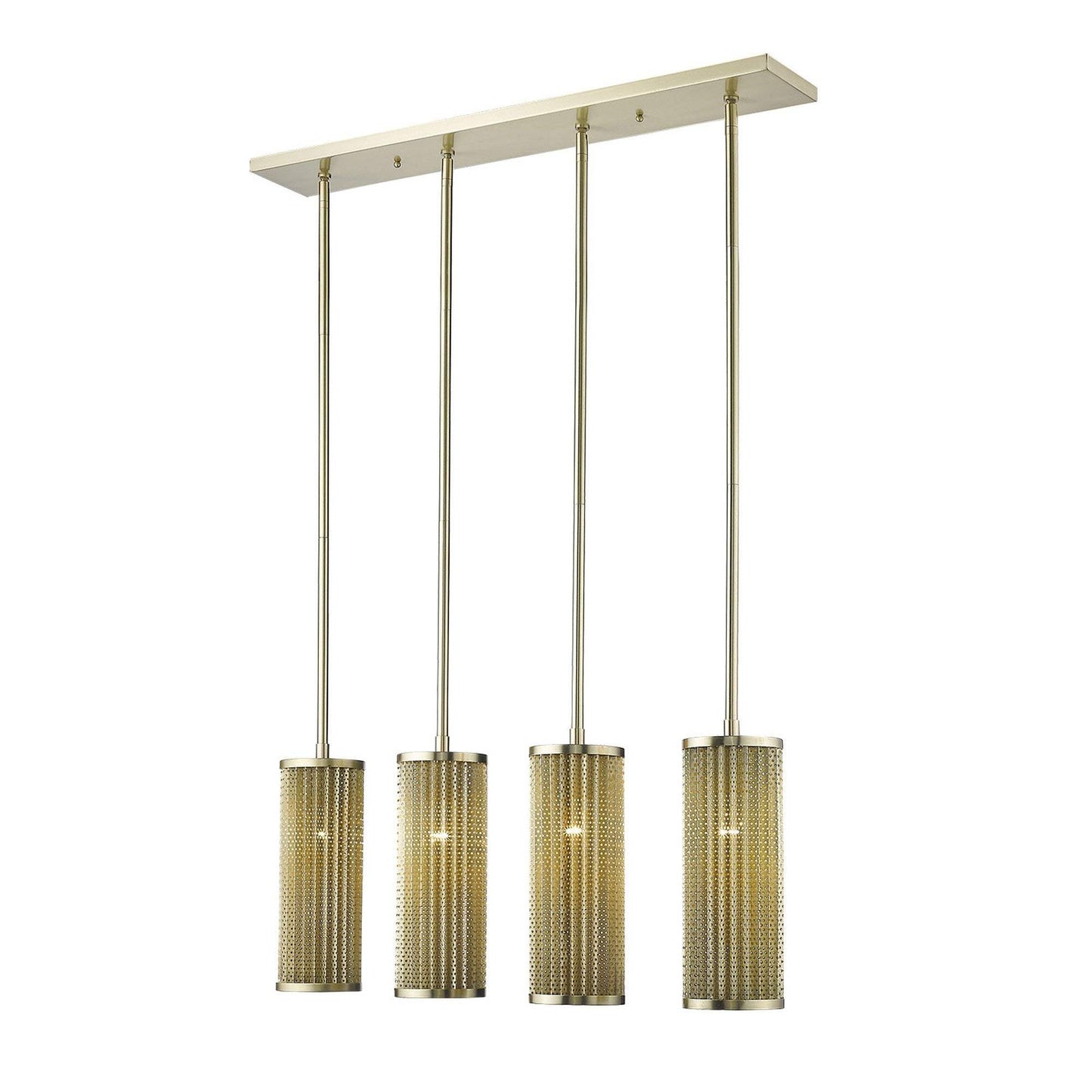 Basetti 4-Light Gold Pendant - Homeroots - Flyclothing LLC