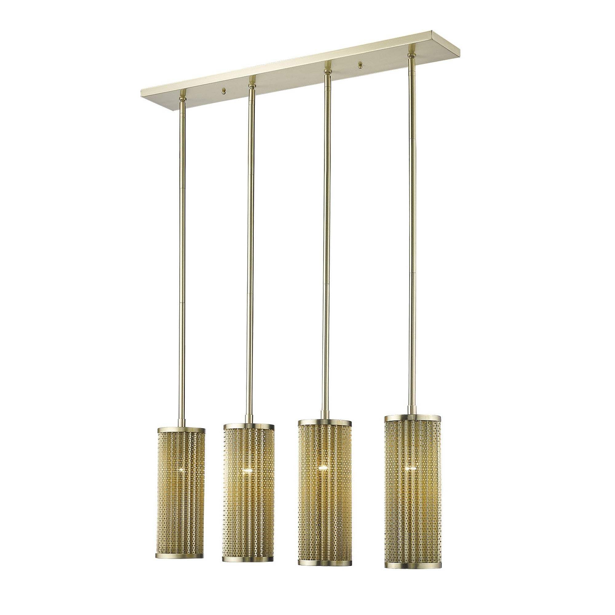 Basetti 4-Light Gold Pendant - Homeroots - Flyclothing LLC