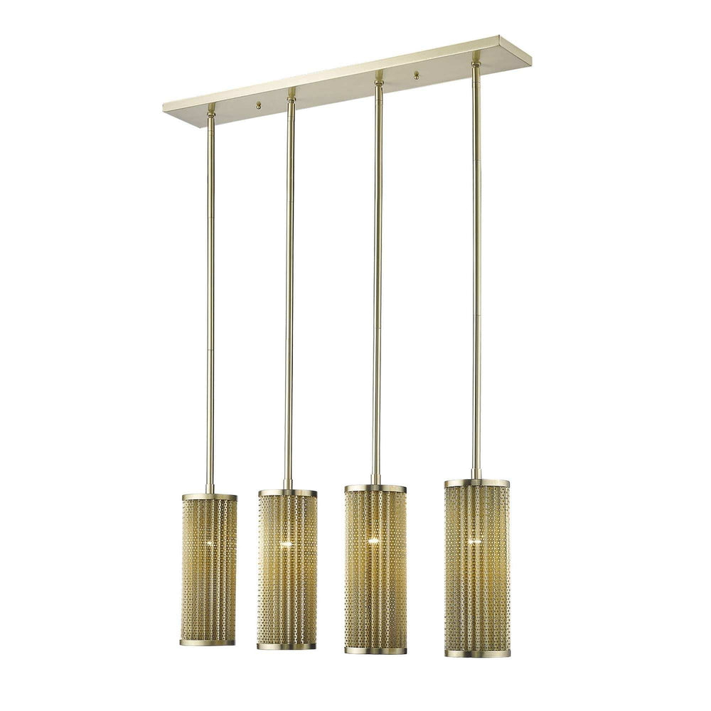 Basetti 4-Light Gold Pendant - Homeroots - Flyclothing LLC