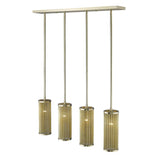 Basetti 4-Light Gold Pendant - Homeroots