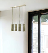Basetti 4-Light Gold Pendant - Homeroots - Flyclothing LLC