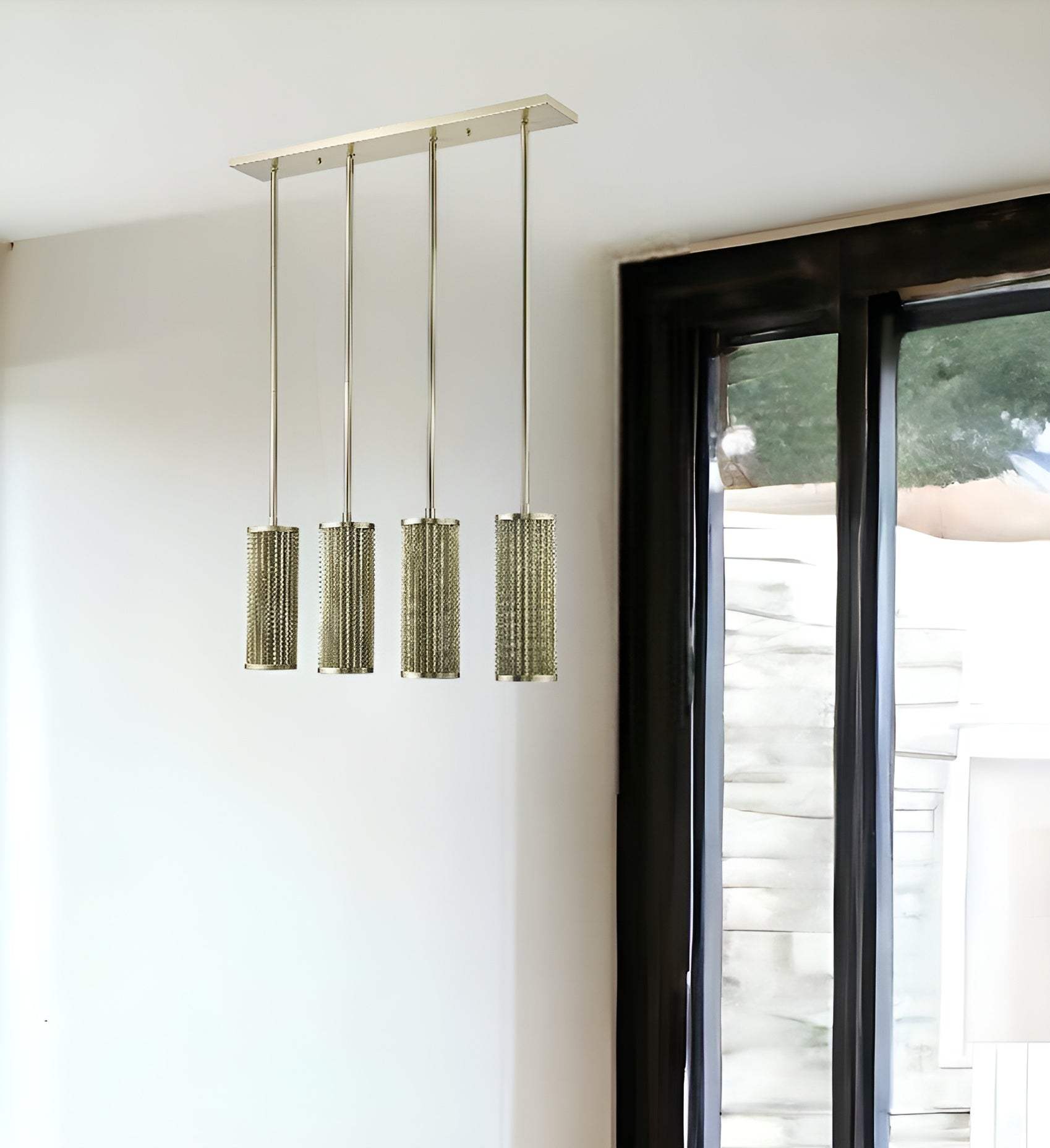 Basetti 4-Light Gold Pendant - Homeroots - Flyclothing LLC
