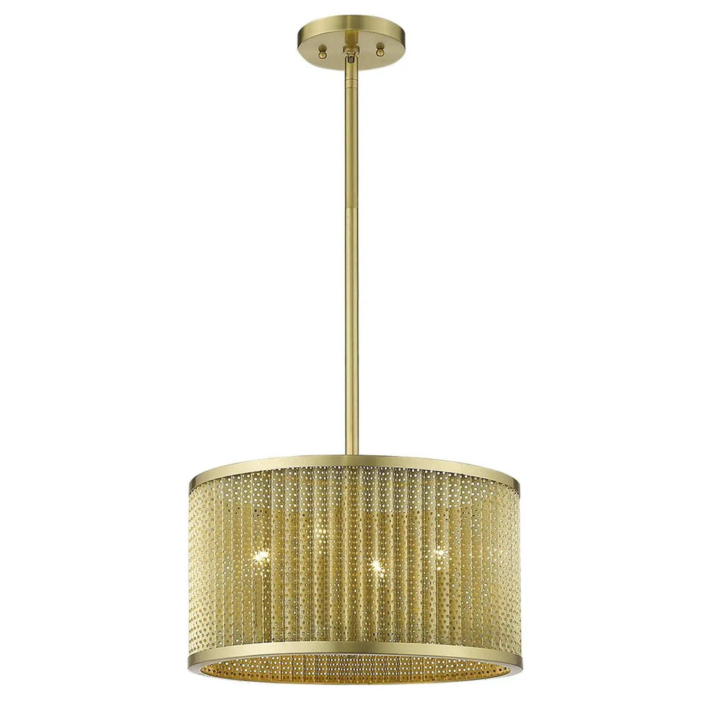 Basetti 4-Light Gold Convertible Pendant - Homeroots - Flyclothing LLC