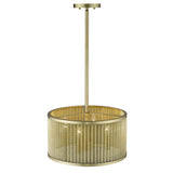 Basetti 4-Light Gold Convertible Pendant - Homeroots