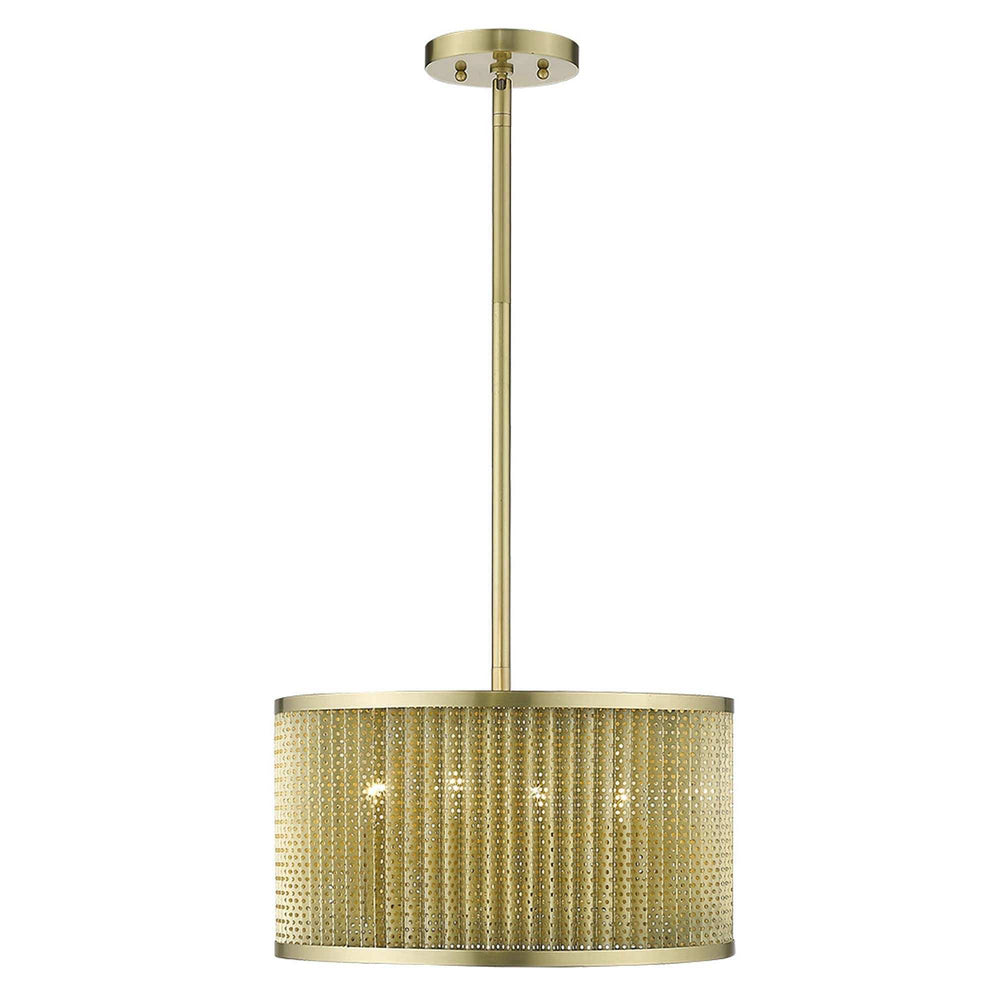 Basetti 4-Light Gold Convertible Pendant - Homeroots - Flyclothing LLC